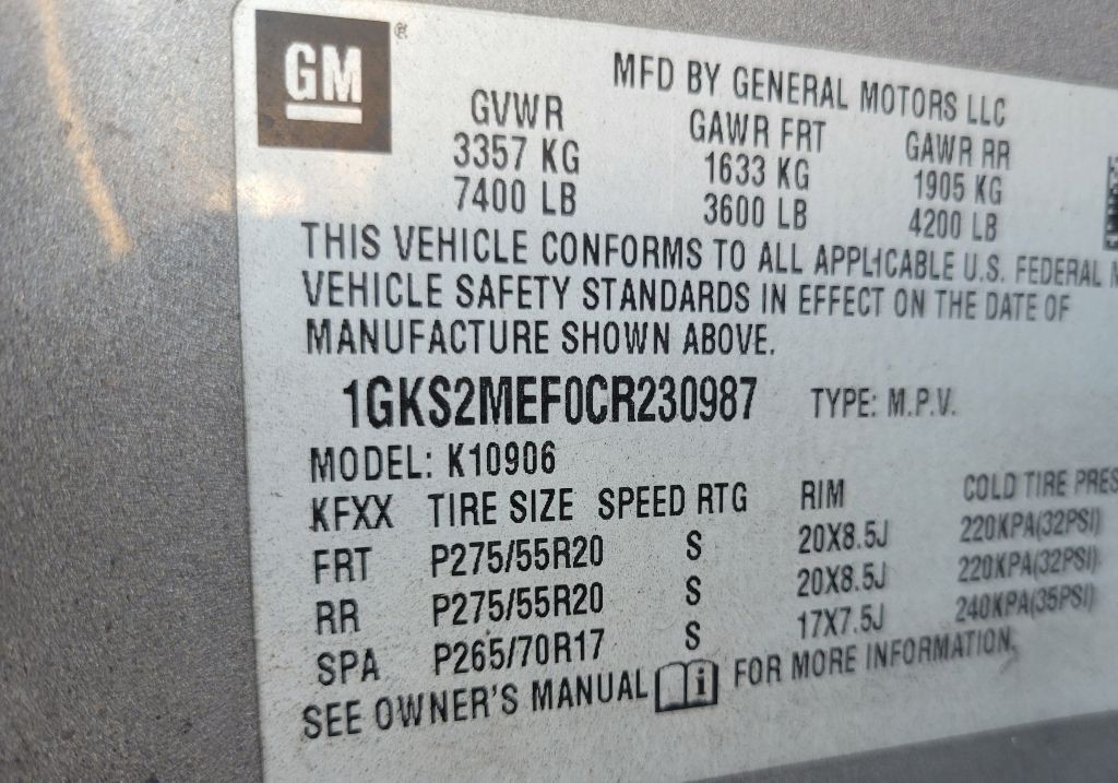 2012 GMC Yukon Image 20