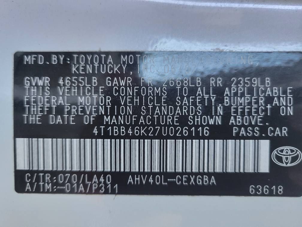 2007 Toyota Camry Image 21