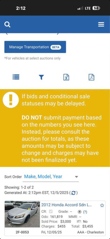 2012 Honda Accord Image 2