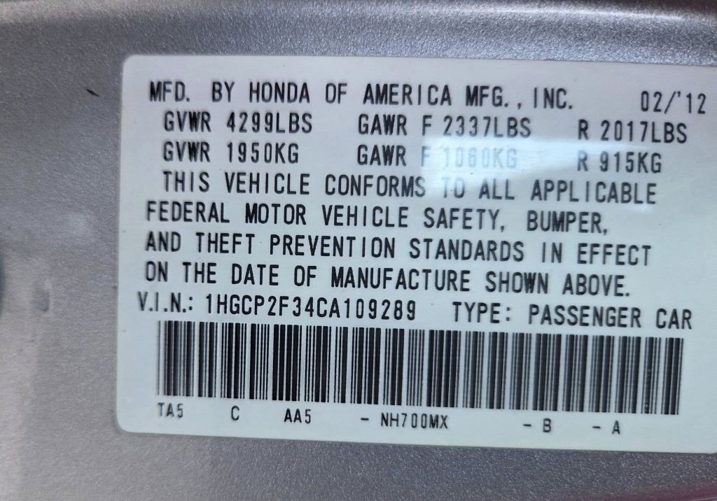 2012 Honda Accord Image 22