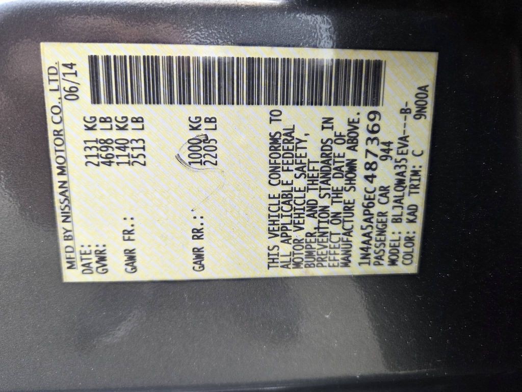 2014 Nissan Maxima Image 19