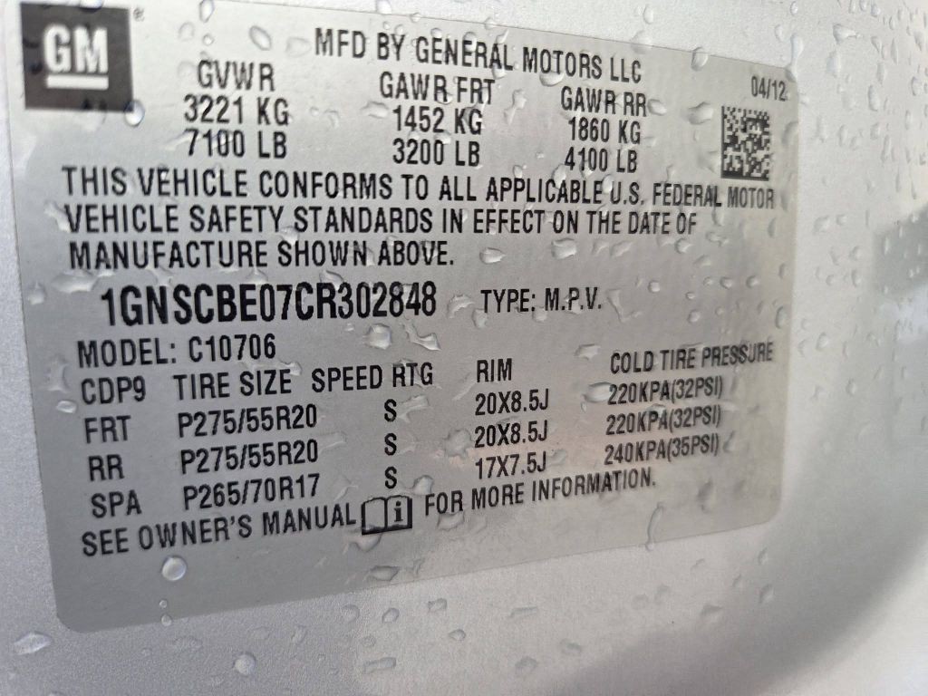 2012 Chevrolet Tahoe Image 20