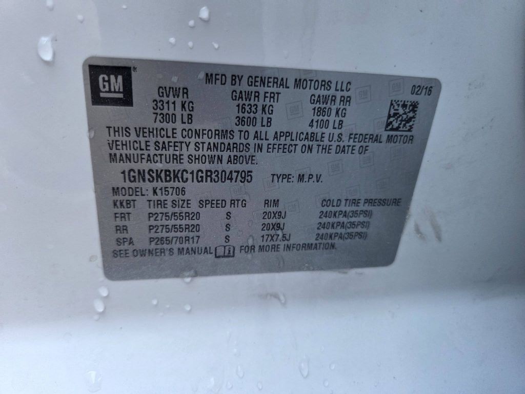 2016 Chevrolet Tahoe Image 14