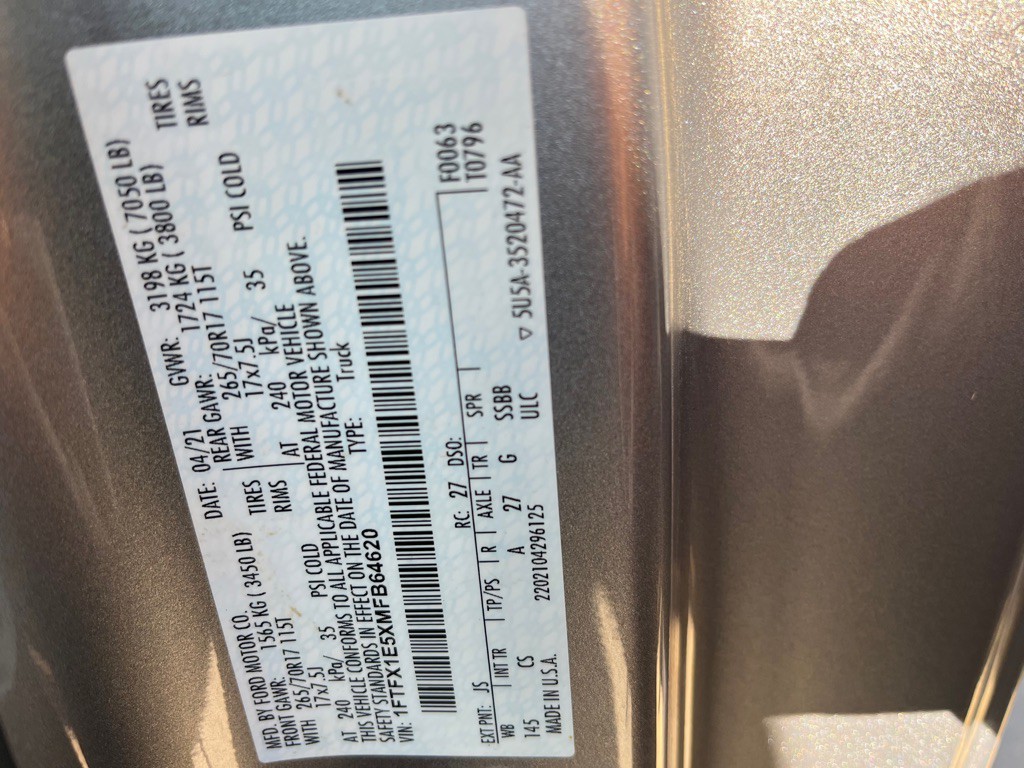 2021 Ford F-150 Image 1