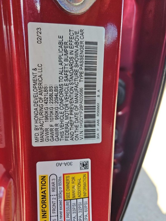 2023 Honda Accord Image 34