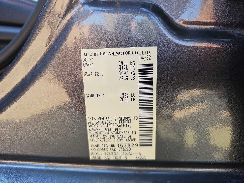 2022 Nissan Altima Image 42