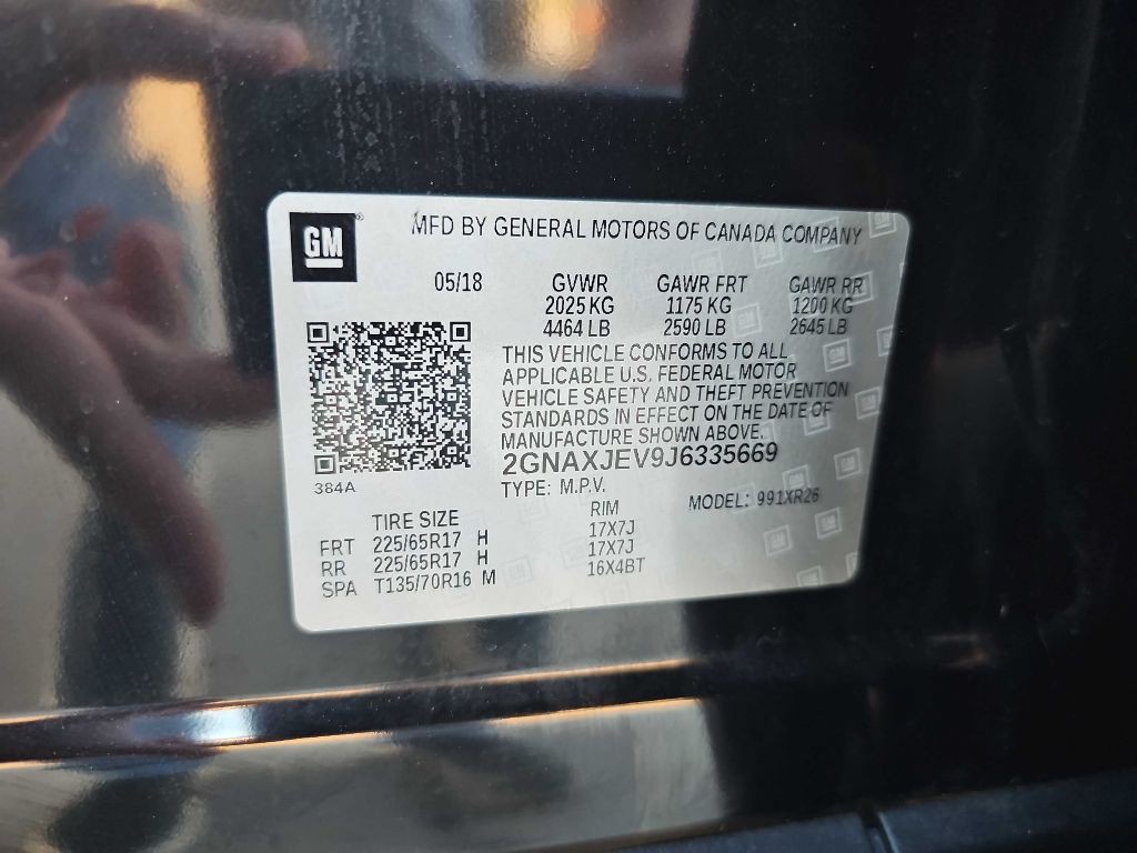 2018 Chevrolet Equinox Image 35