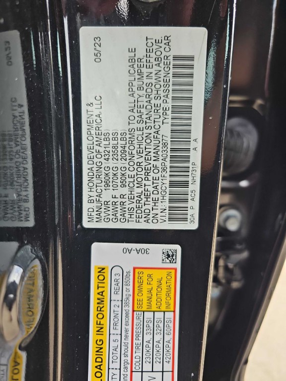 2023 Honda Accord Image 39