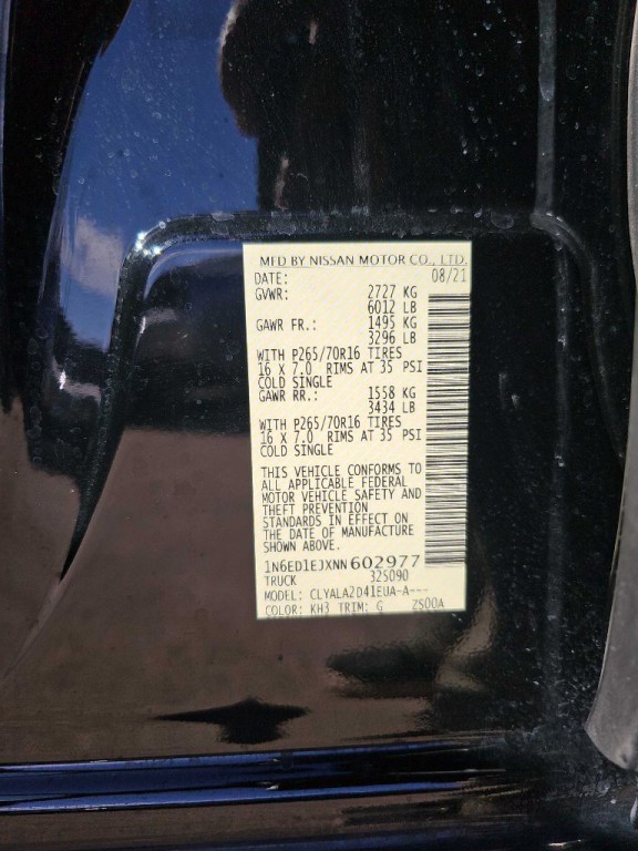 2022 Nissan Frontier Image 35