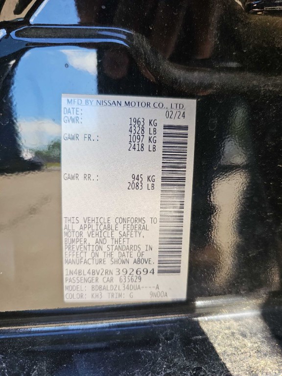 2024 Nissan Altima Image 32