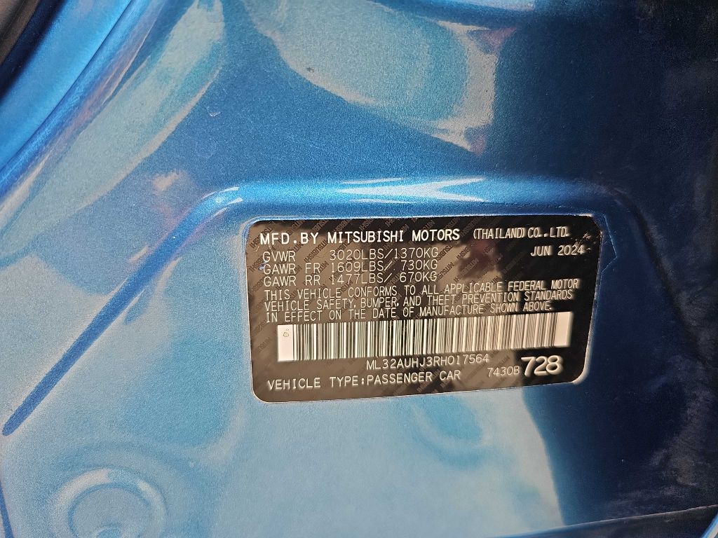 2024 Mitsubishi Mirage Image 33