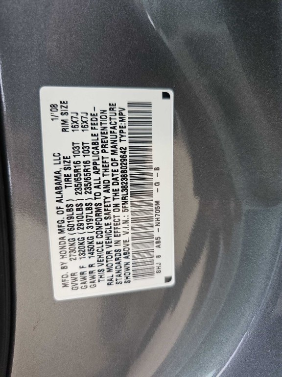 2008 Honda Odyssey Image 27