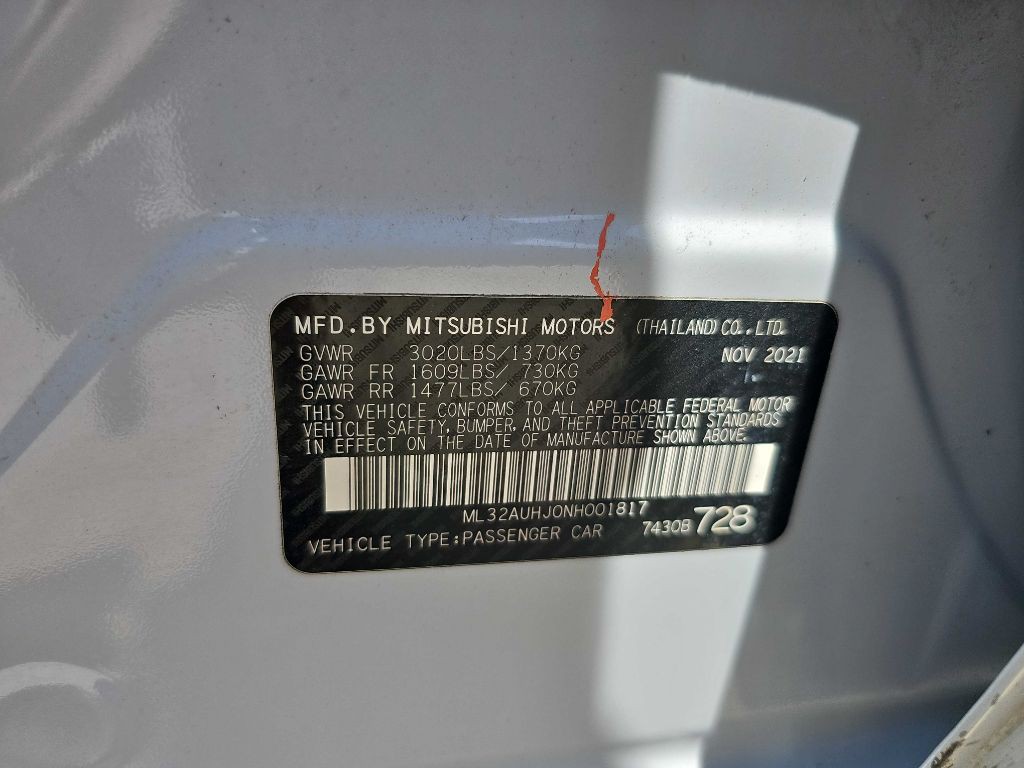 2022 Mitsubishi Mirage Image 28
