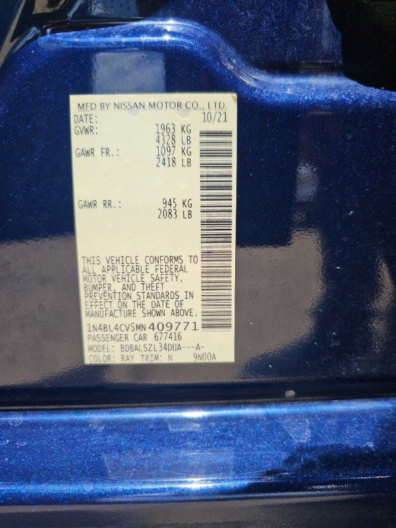 2021 Nissan Altima Image 36