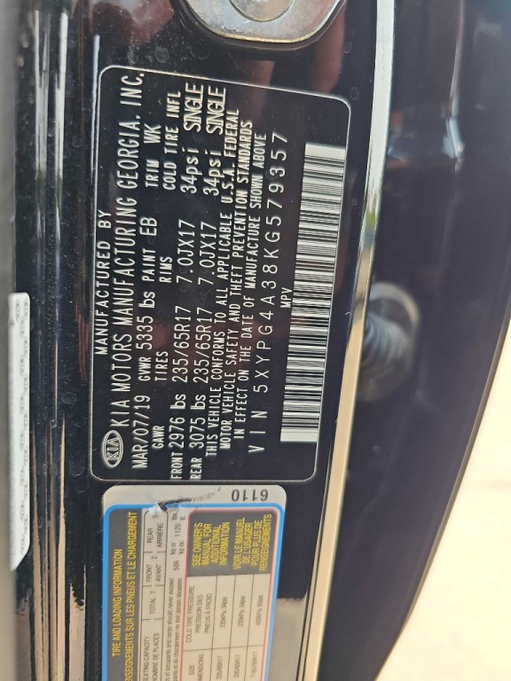 2019 Kia Sorento Image 36