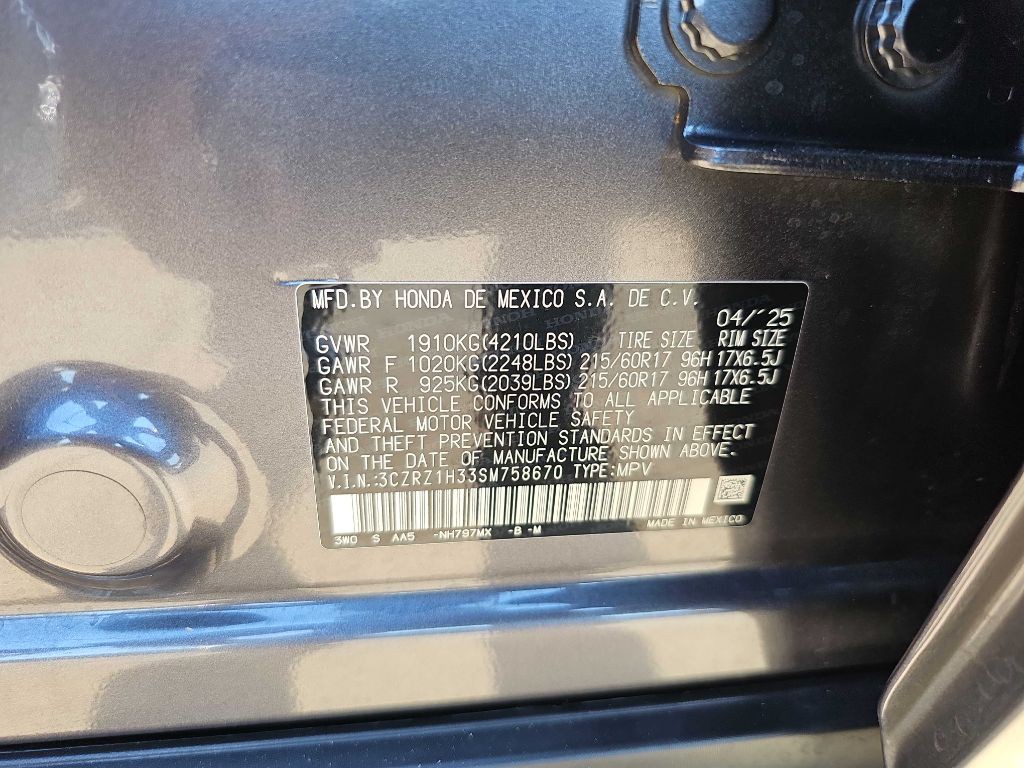 2025 Honda HR-V Image 35
