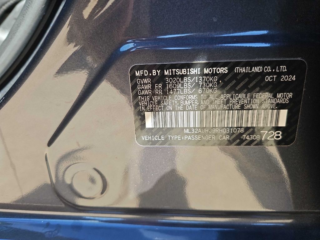 2024 Mitsubishi Mirage Image 33