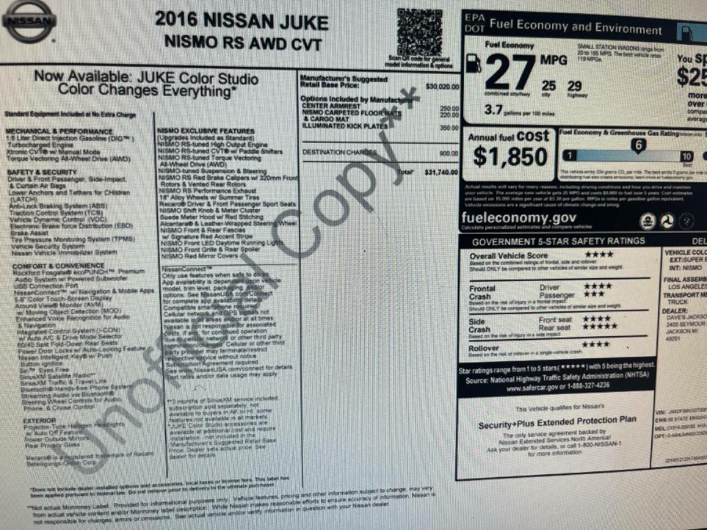 2016 Nissan Juke Image 26