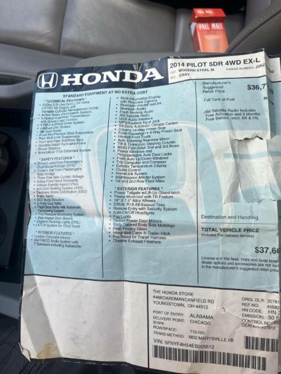 2014 Honda Pilot Image 29