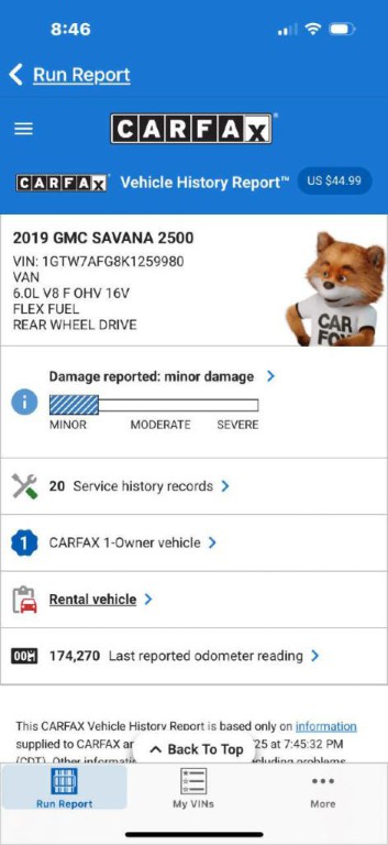 2019 GMC Savana Image 20