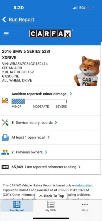 2016 BMW 5 Series Image 17