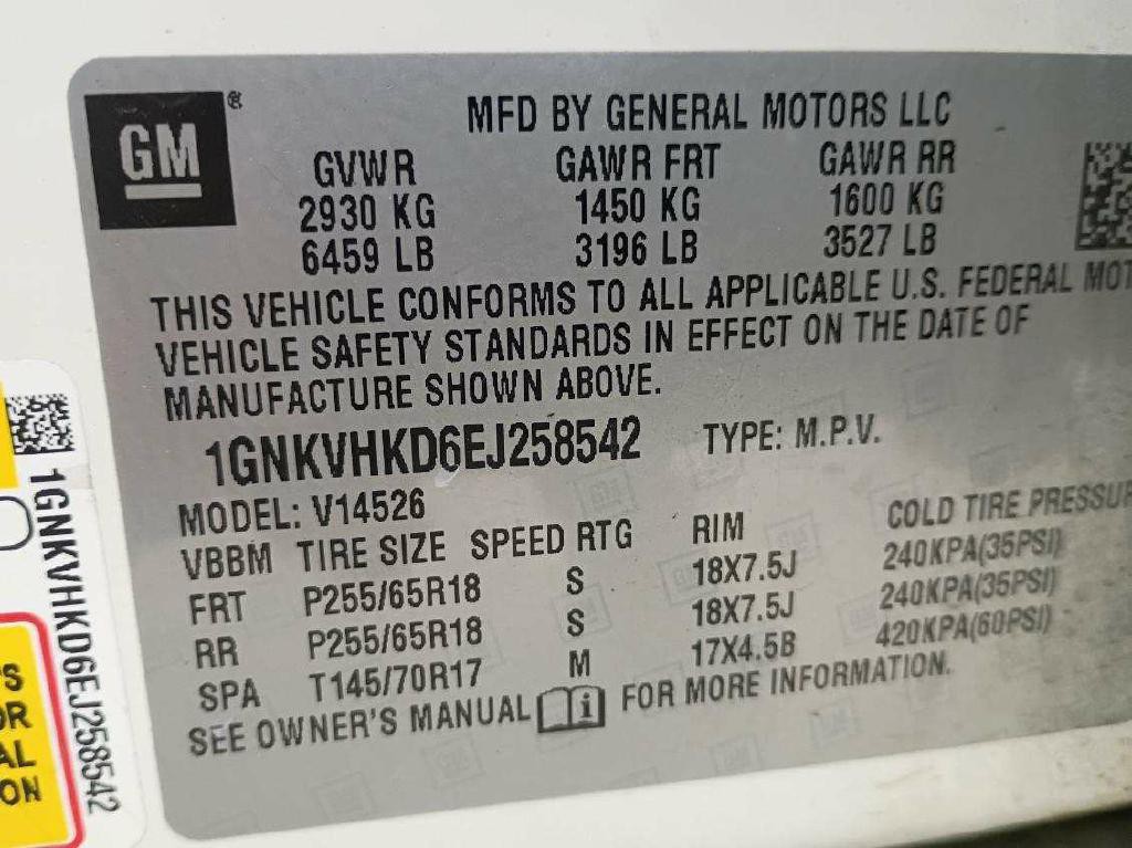 2014 Chevrolet Traverse Image 4