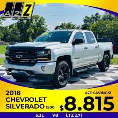 Image for 2018 Chevrolet Silverado 1500 LTZ Z71 ID: 6705616