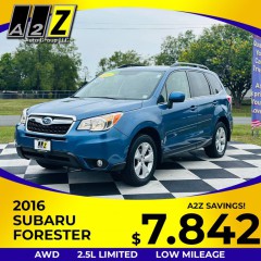 Image for 2016 Subaru Forester 2.5I LIMITED ID: 6881693