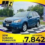 Image for 2016 Subaru Forester 2.5I LIMITED ID: 6881693