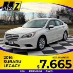 Image for 2016 Subaru Legacy 2.5I PREMIUM ID: 7049865