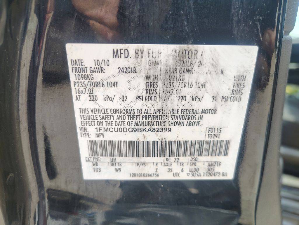 2011 Ford Escape Image 10