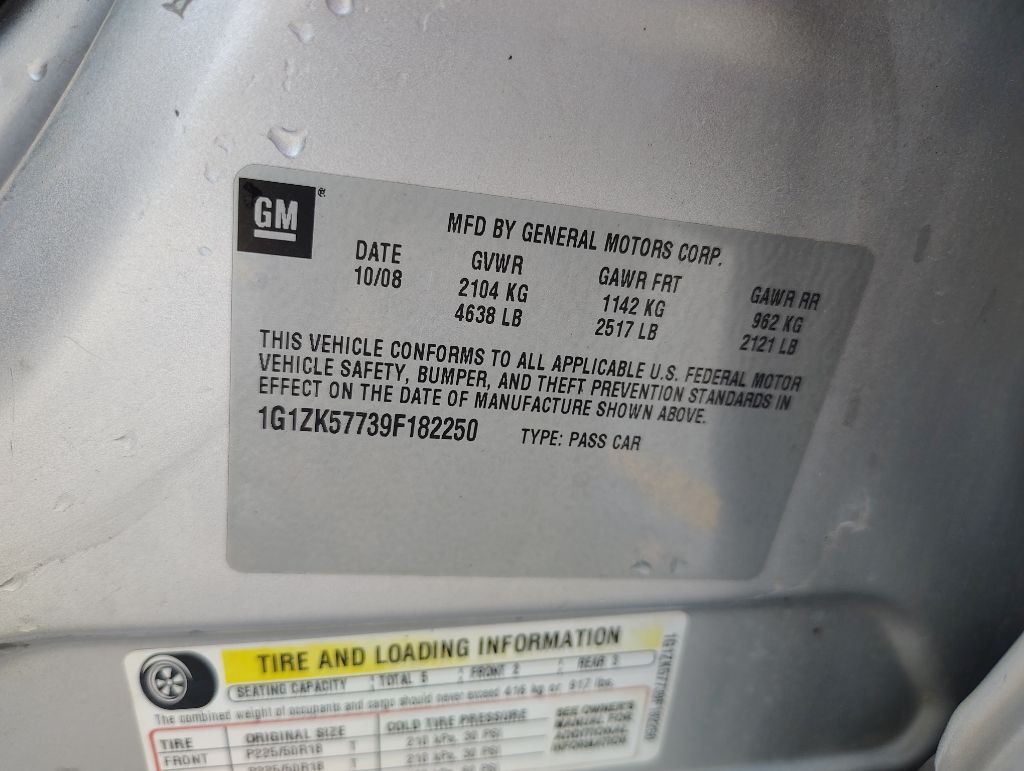 2009 Chevrolet Malibu Image 12