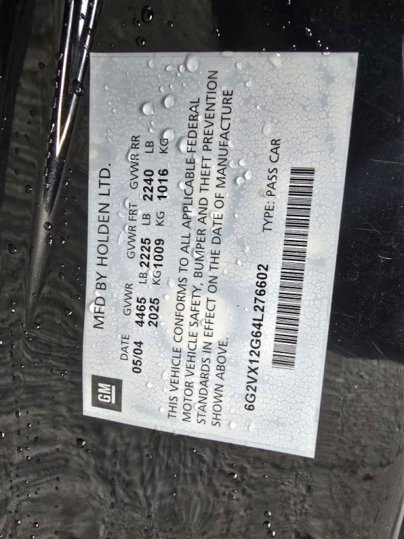 2004 Pontiac GTO Image 18