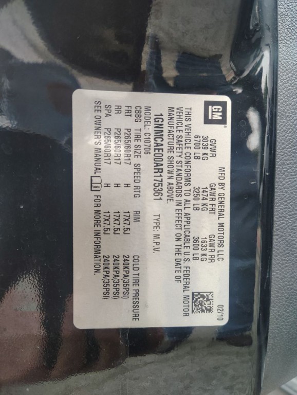 2010 Chevrolet Tahoe Image 13