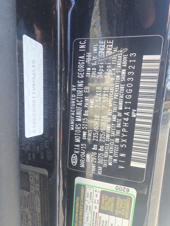 2016 Kia Sorento Image 21