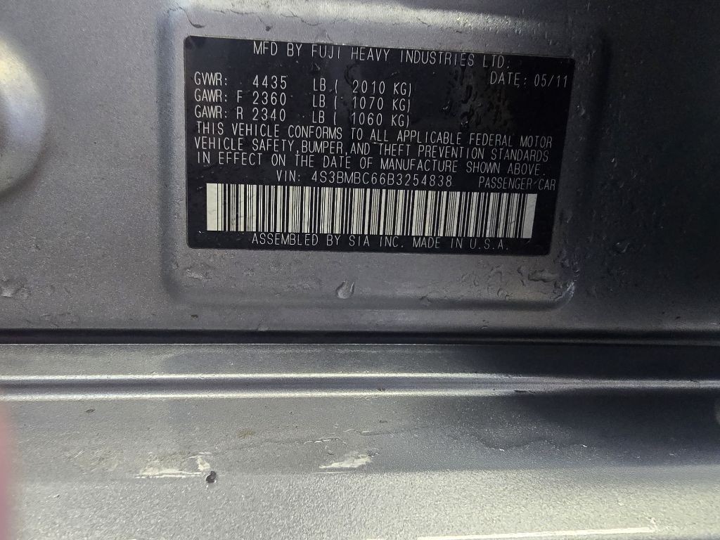 2011 Subaru Legacy Image 21