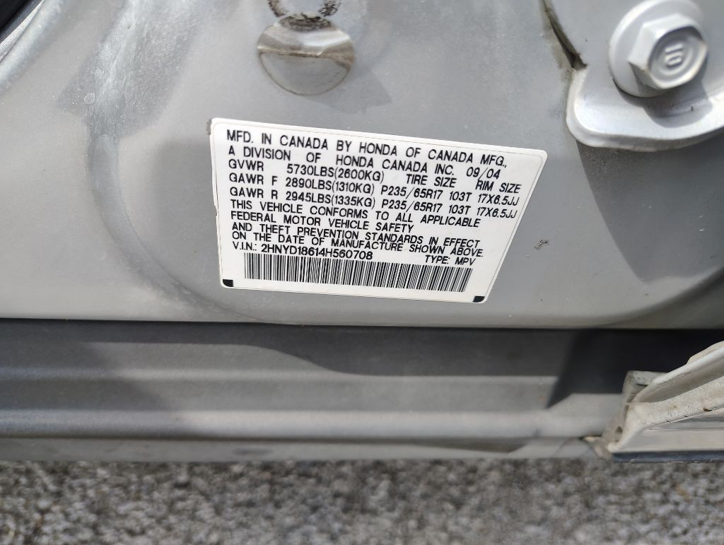 2004 Acura MDX Image 18