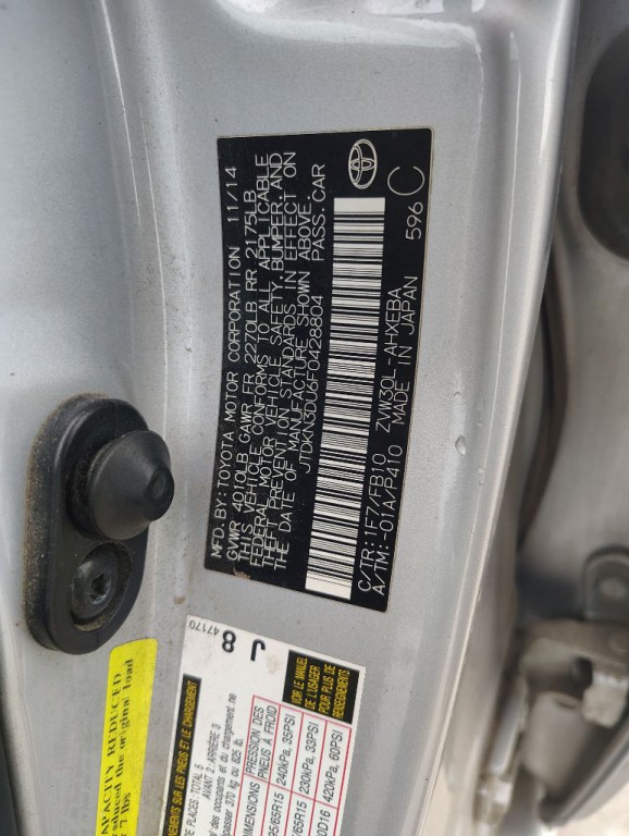 2015 Toyota Prius Image 9