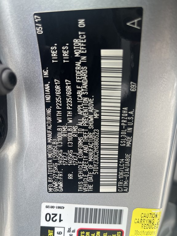 2017 Toyota Sienna Image 31