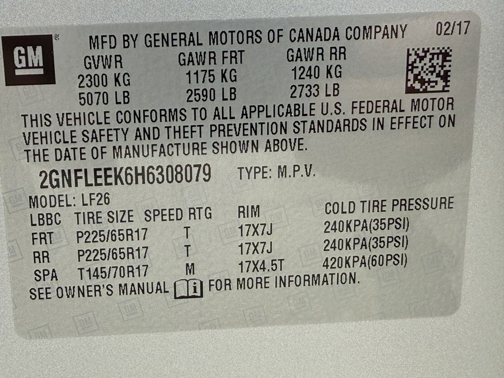 2017 Chevrolet Equinox Image 43