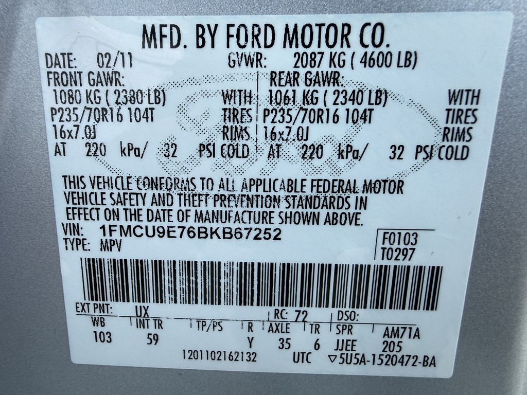 2011 Ford Escape Image 37