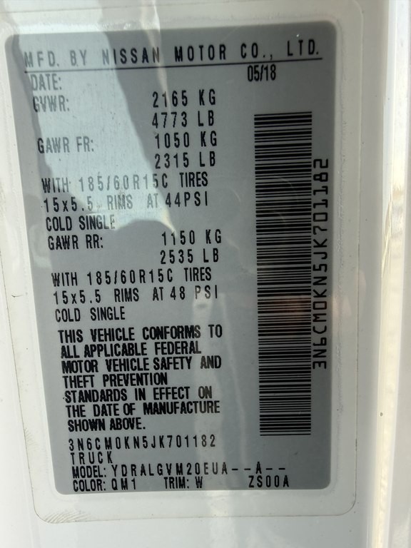 2018 Nissan NV200 Image 38