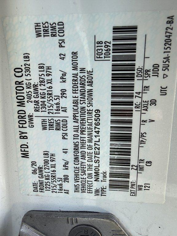 2020 Ford Transit Connect Image 37