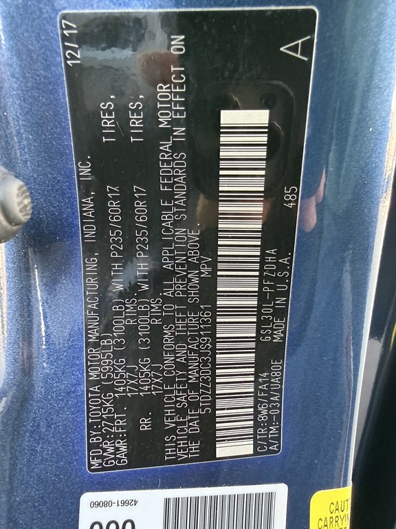 2018 Toyota Sienna Image 46