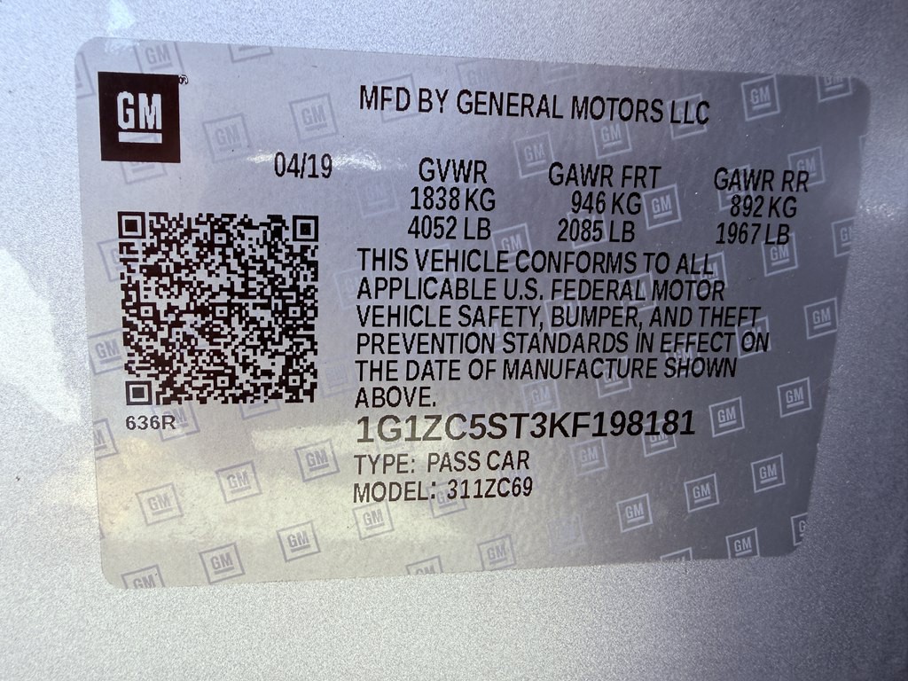 2019 Chevrolet Malibu Image 40