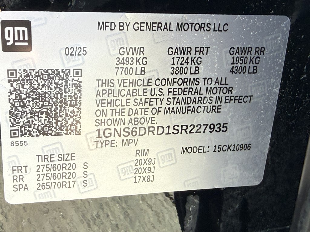 2025 Chevrolet Suburban Image 56