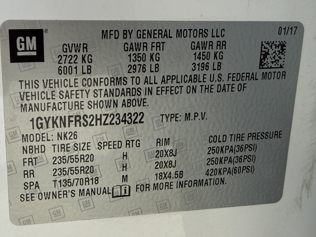 2017 Cadillac XT5 Image 45