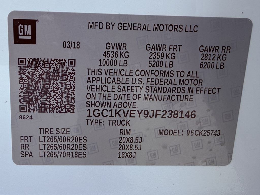 2018 Chevrolet Silverado 1500 Image 49