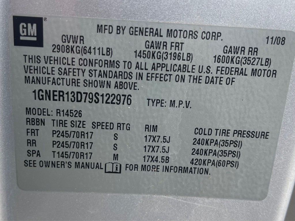 2009 Chevrolet Traverse Image 11
