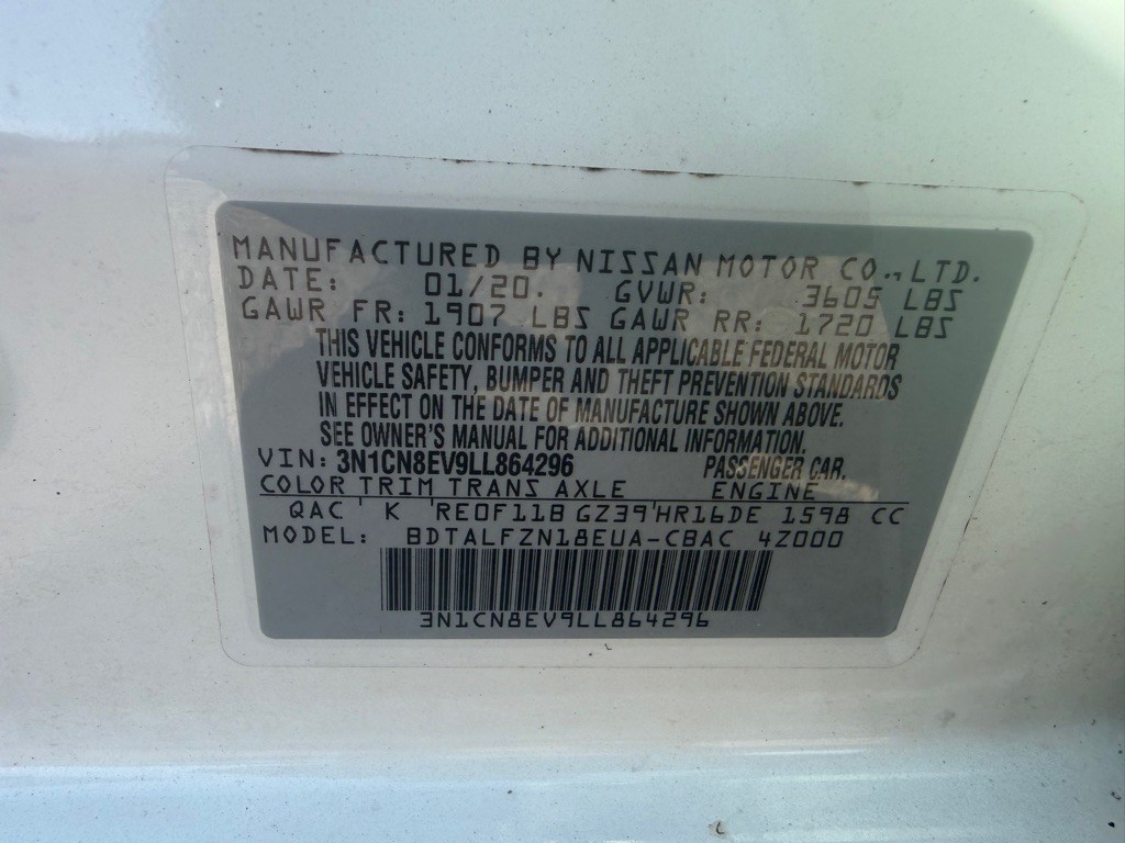 2020 Nissan Versa Image 6